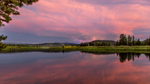 MJ443,DN, A Teton Sunset